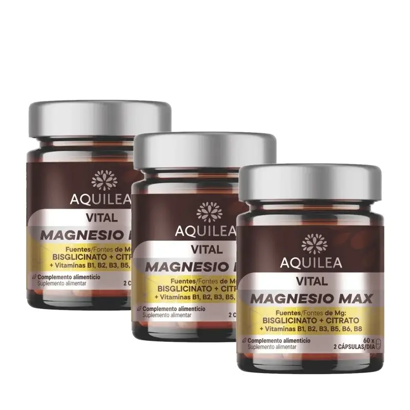 Aquilea Vitals Magnesium Plus, 60 capsules, pack of 3