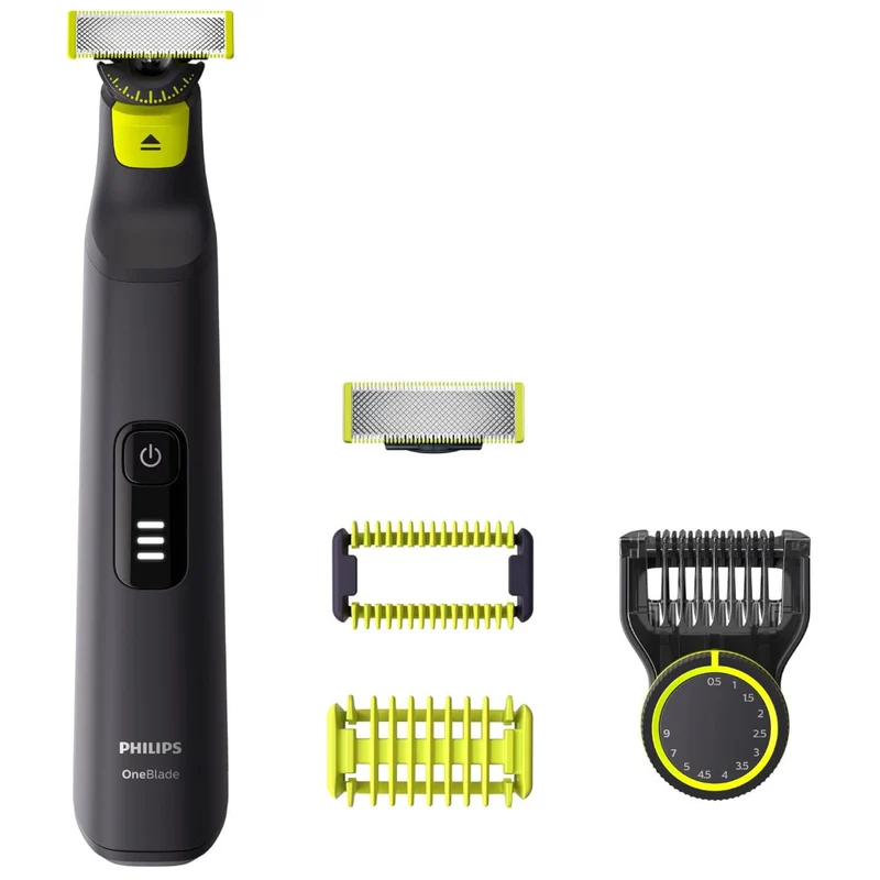 PHILIPS QP6541/16 OneBlade 360 Pro, Wet & Dry, Trim, Edge & Shave with the 12 lengths