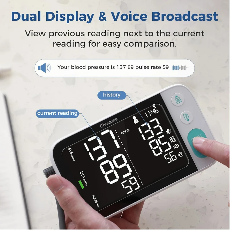 CHECKME BP3C2 Smart Arm Blood Pressure Monitor