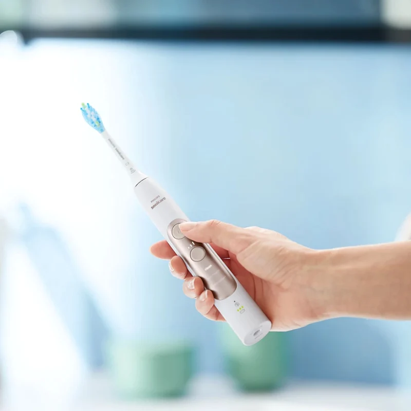 PHILIPS HX9610/16 ExpertClean 7300 Sonic Electric Toothbrush White/Gold