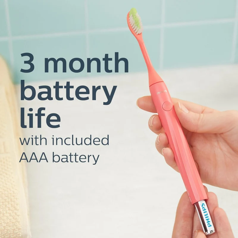 PHILIPS SONICARE HY1100/01 One Battery Toothbrush - Coral