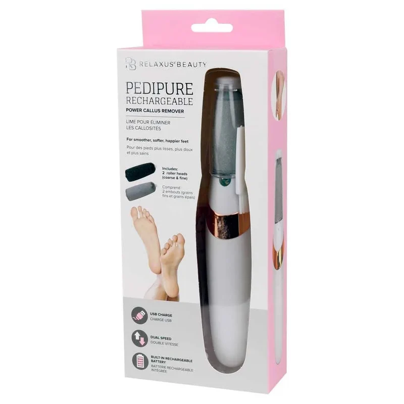 RELAXUS 507482 Rechargeable Pedipure Callus Remover