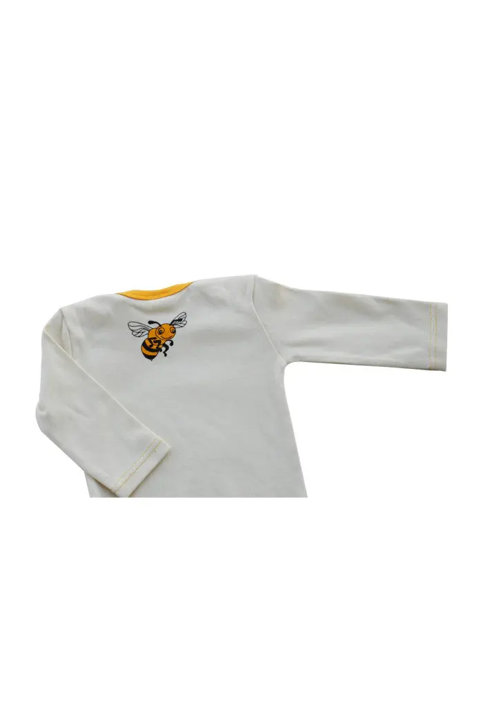 Body Manches Longues Coton Bio Abeille