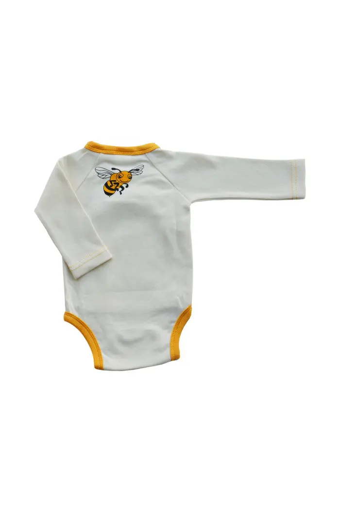 Body Bébé Croisé Manches Longues Abeille
