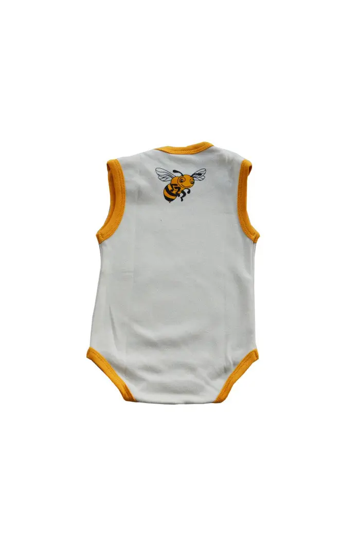Body Bébé Sans Manche Abeille en coton bio