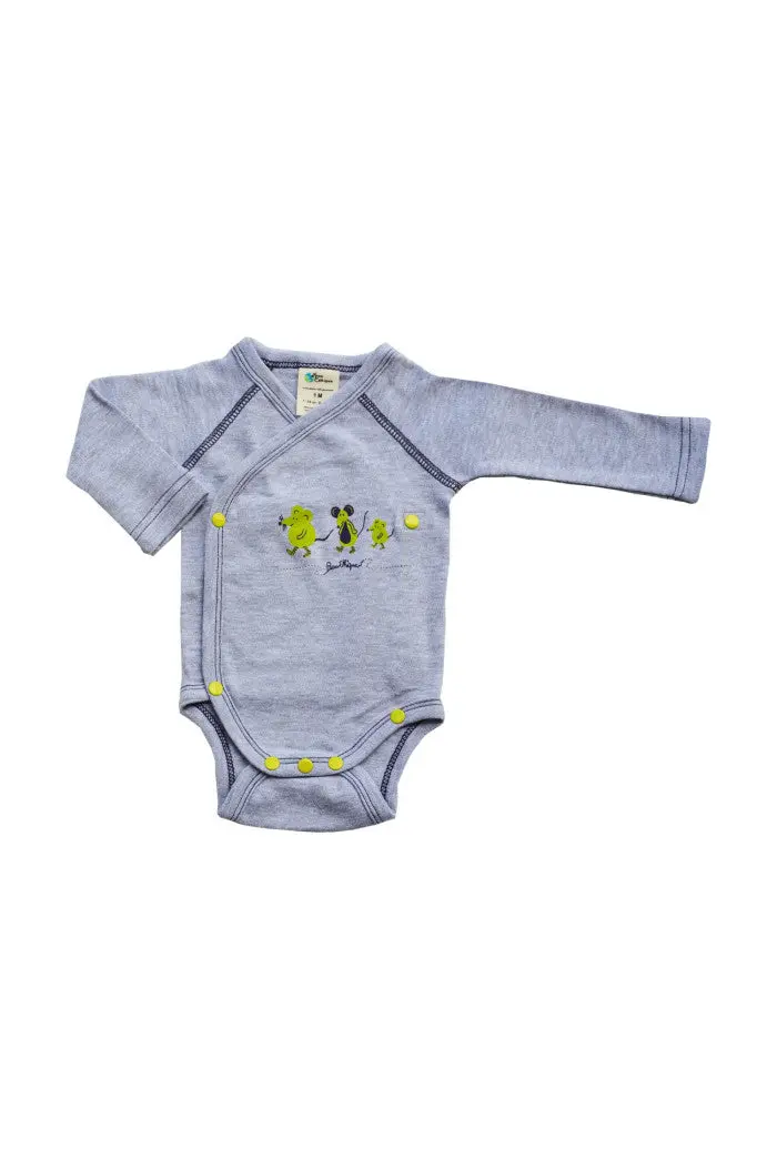 Body Bébé Croisé Manches Longues Souris