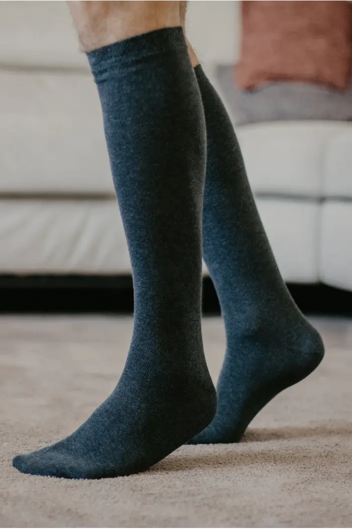 Chaussettes hautes coton biologique