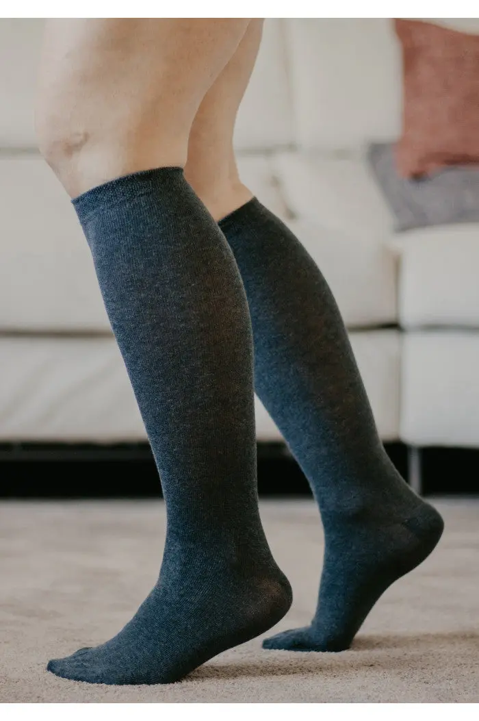 Chaussettes hautes coton biologique