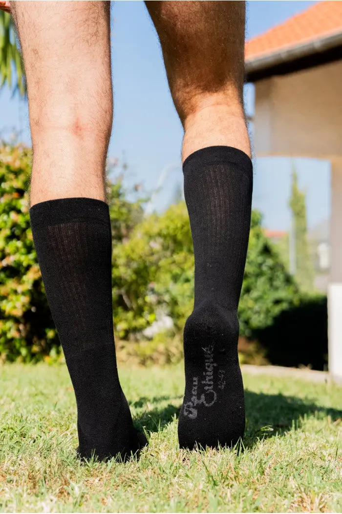 Chaussettes épaisses avec bouclette coton bio