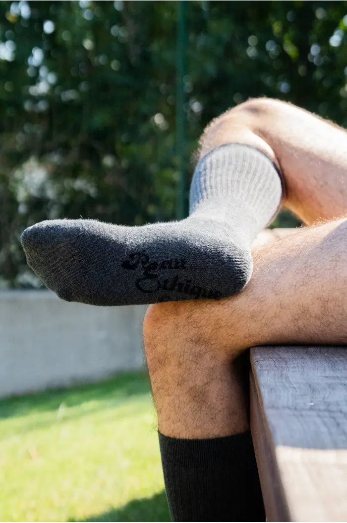 Chaussettes épaisses avec bouclette coton bio