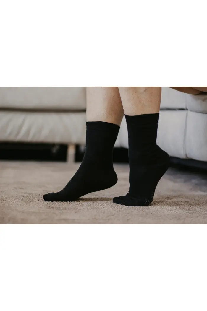 Chaussettes en coton biologique unie
