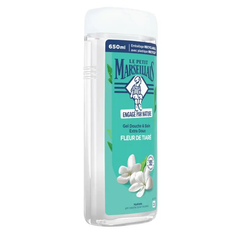Le Petit Marseillais Extra Gentle Tiare Flower Shower Gel, 650 ml