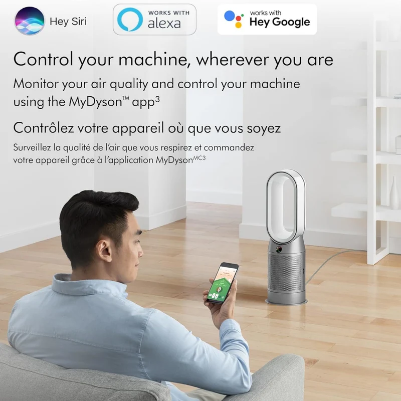 DYSON OFFICIAL OUTLET - Hot + Cold Air Purifier - Refurbished with 1 year Warranty (Excellent) - HP07