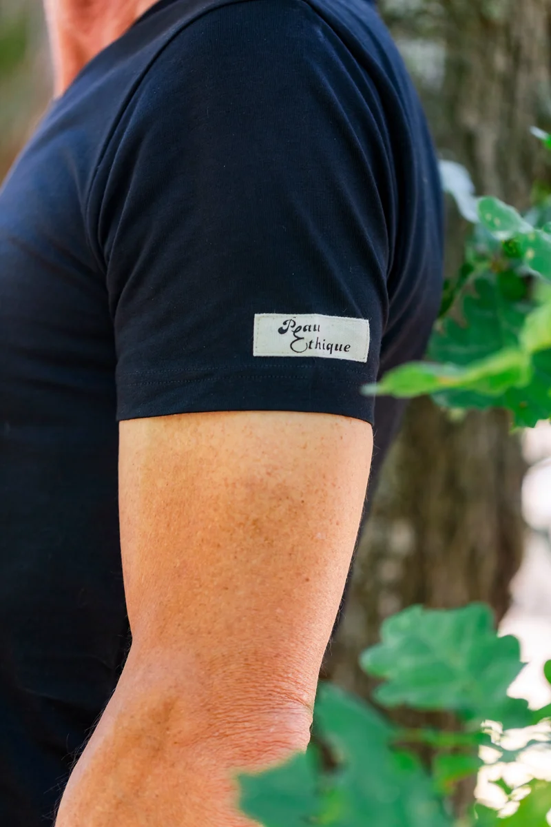 Tee-Shirt Homme coton biologique col V