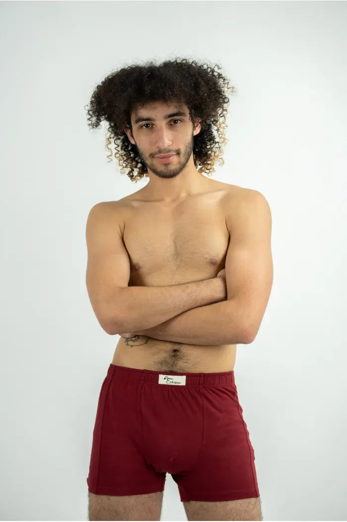 Boxer homme coton biologique