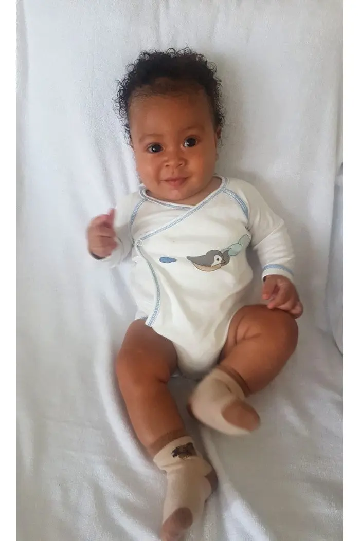 Body Bébé Croisé Manches Longues Pima coton bio
