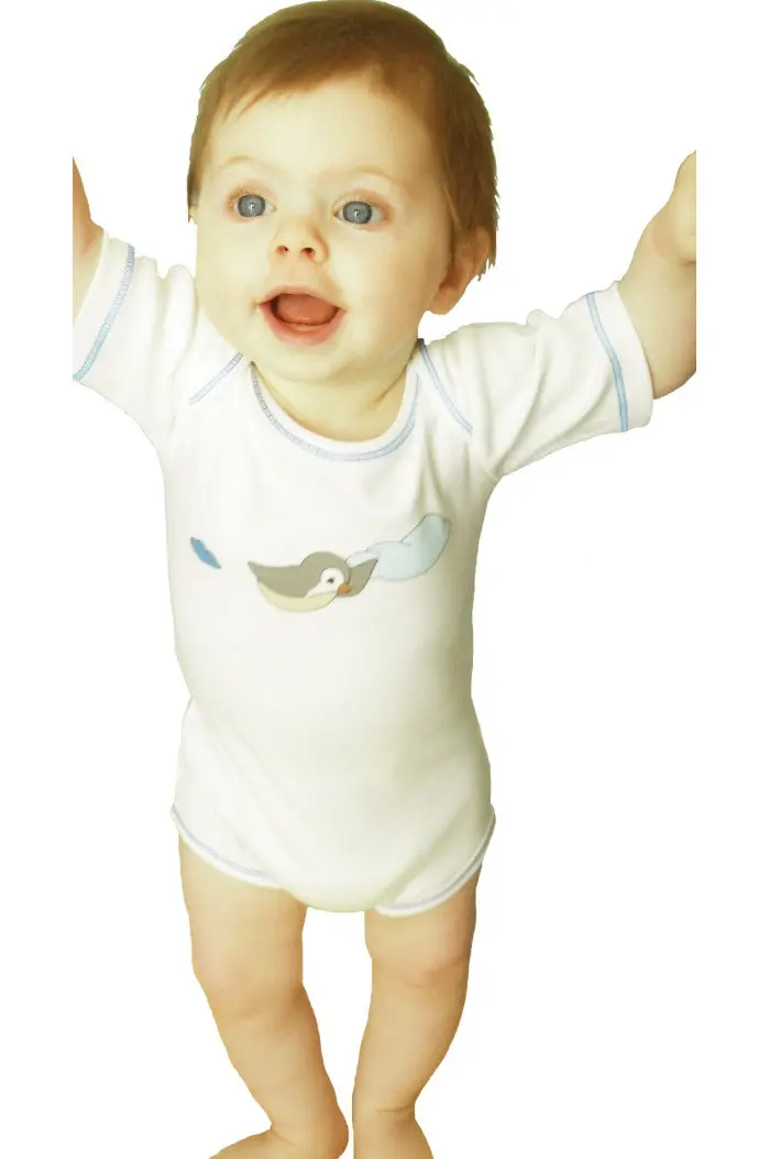 Body Bébé Manches Courtes Pima Coton bio