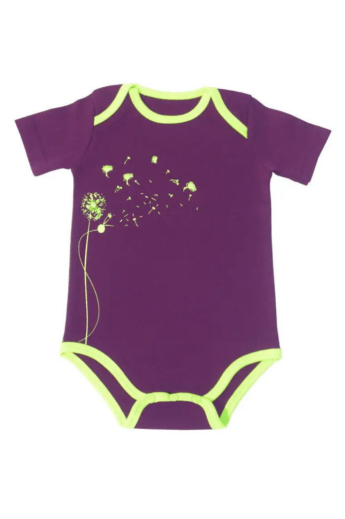 Body bébé Manches courtes Nature Coton bio