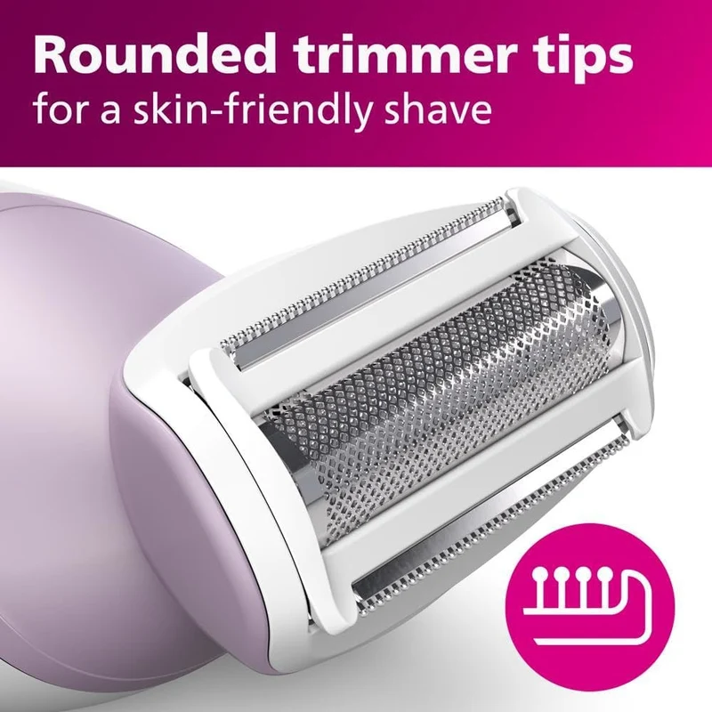 PHILIPS BRL136/00 Female Grooming Lady Shaver Series 6000, Cordless Wet & Dry Use, 4 Accessories
