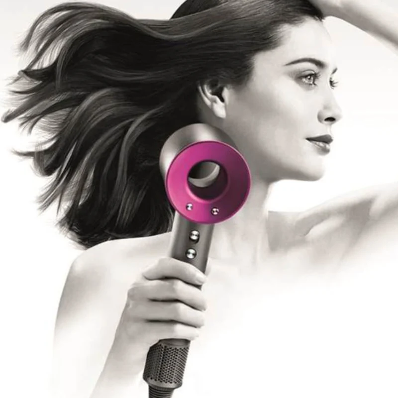 DYSON OFFICIAL OUTLET - Supersonic Hair Dryer Fuchsia+Nickel - Refurbished with 1 year Dyson Warranty - (Excellent) - HD07