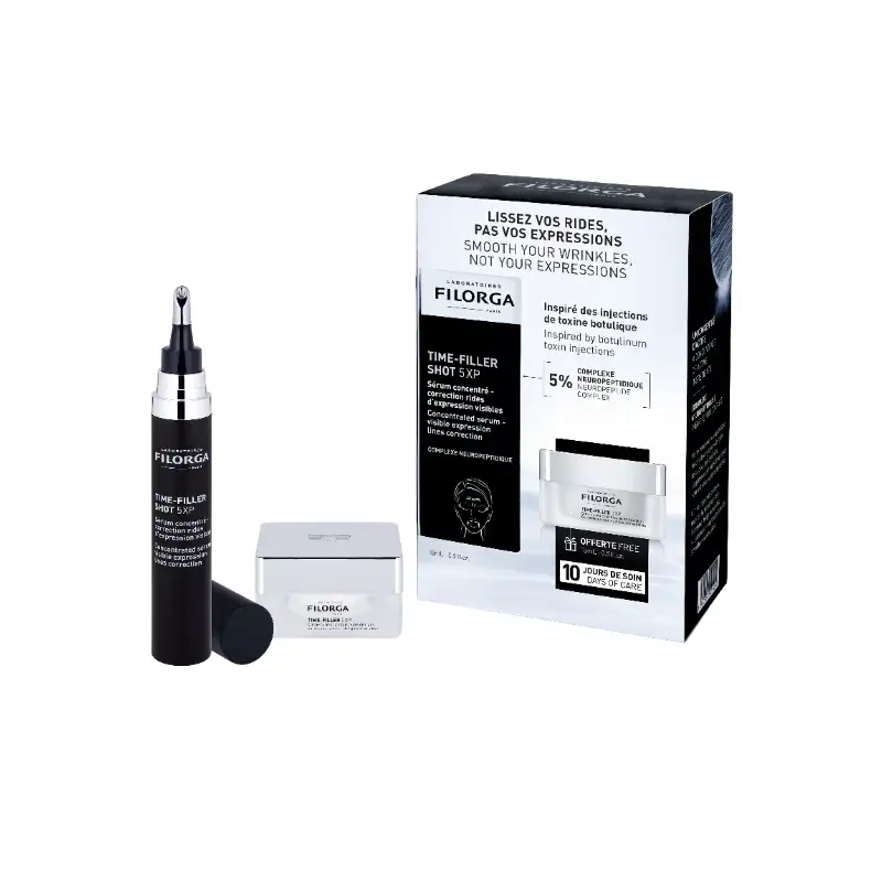 Filorga Duo Time-Filler Shot 5Xp + Free Time-Filler 5Xp Cream 15 ml