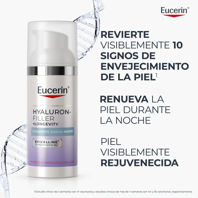 Eucerin Hyaluron-Filler + Longevity Epigenetic Night Cream, 50 ml