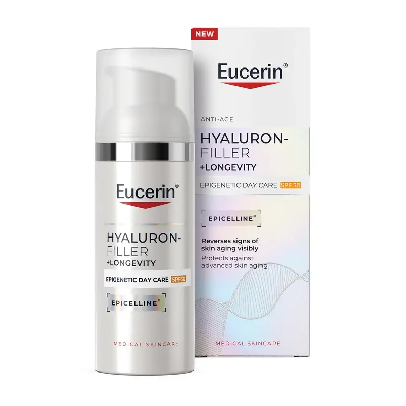 Eucerin Hyaluron-Filler + Longevity Epigenetic Day Cream SPF 30, 50 ml