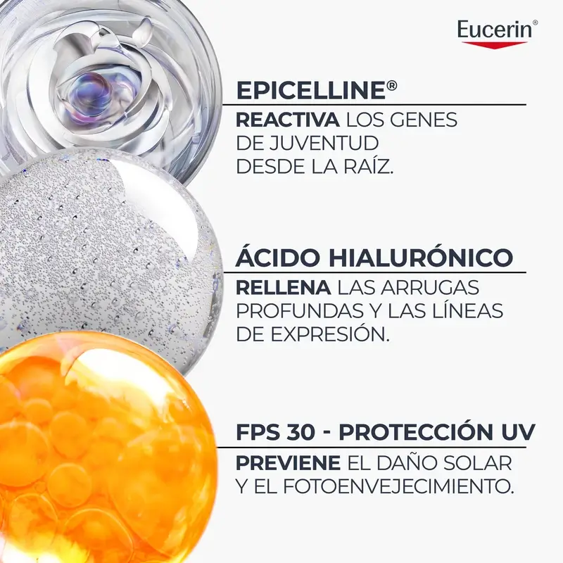 Eucerin Hyaluron-Filler + Longevity Epigenetic Day Cream SPF 30, 50 ml