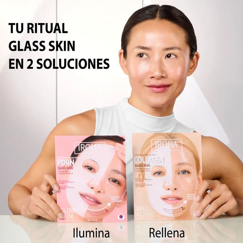 Iroha Nature Iroha Nature Glass Skin Hydrogel Mask With Collagen, 2 g