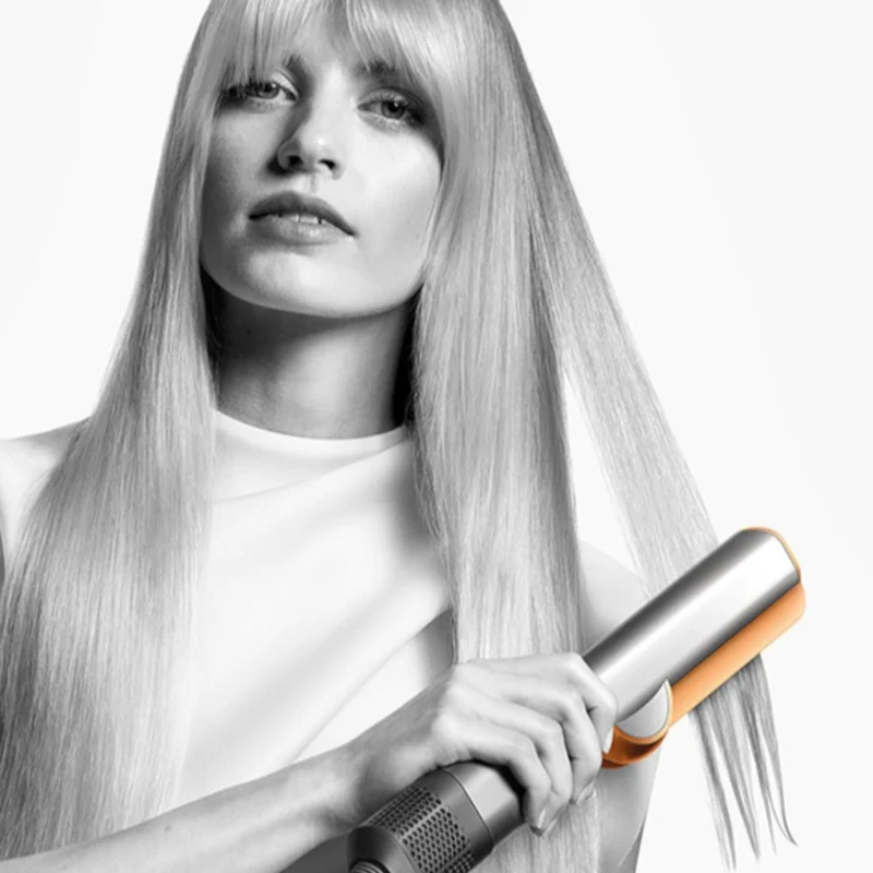DYSON OFFICIAL OUTLET- Airstrait Straightener- Bright Nickel/Rich Copper- Refurbished (EXCELLENT) with 1 year Dyson Warranty