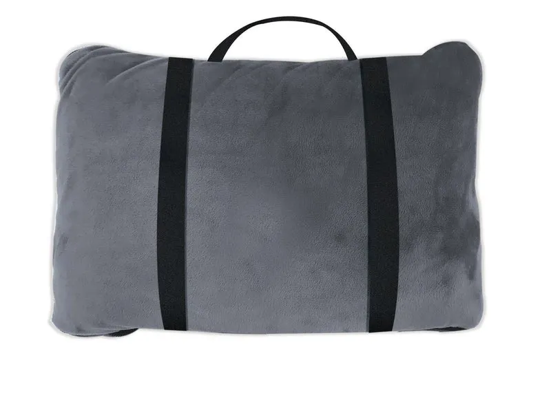 SHARPER IMAGE USB Powered Plush 2-in-1 Heated Blanket - SMG6001GY