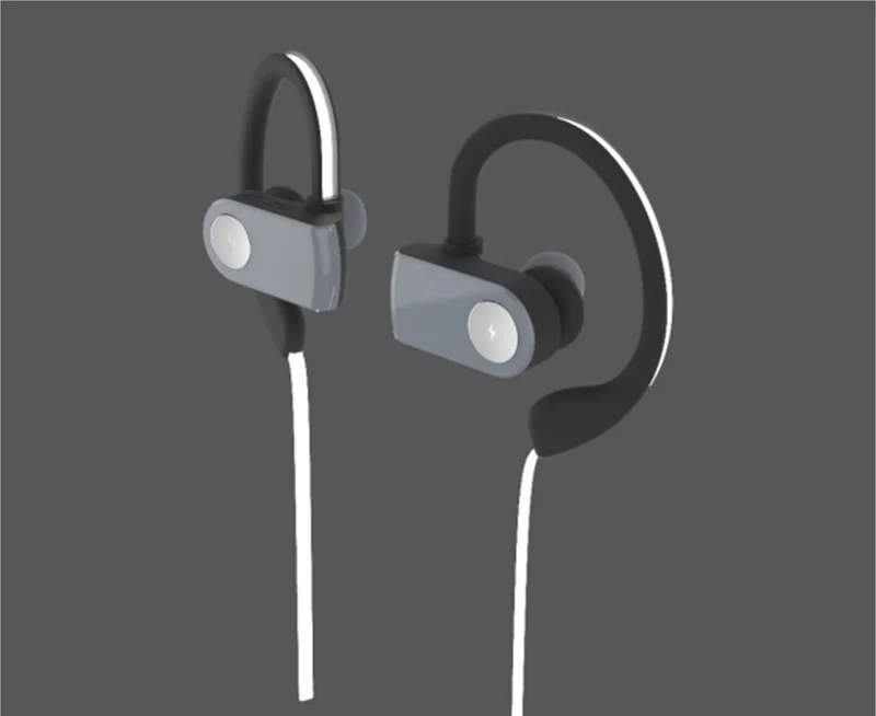 SHARPER IMAGE Bluetooth Earbuds with LED Light Up Cord - SBT543BL