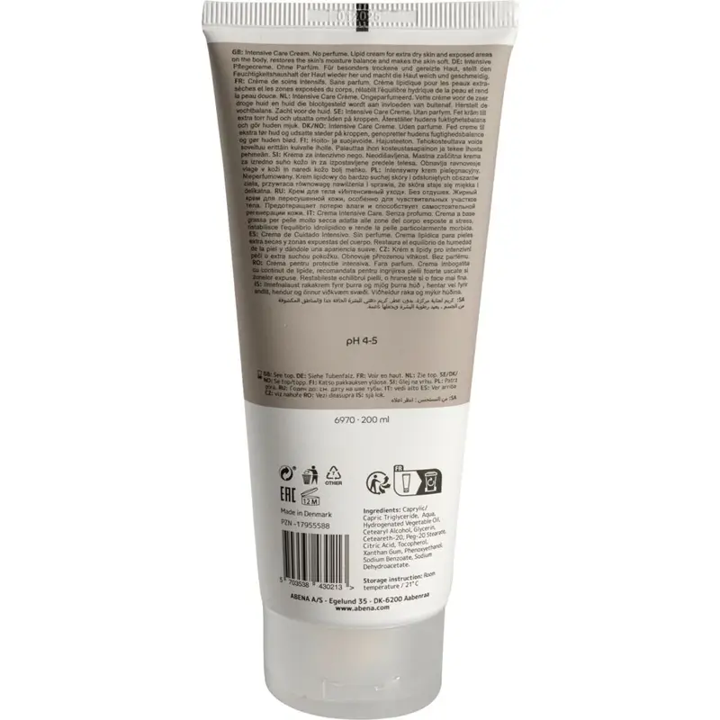 Abena Intensive Care Cream 70% Lipids, 200 ml