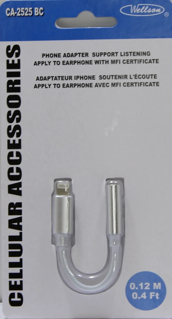 WELLSON Lightning to 3.5mm Audio Adaptor - CA-2525