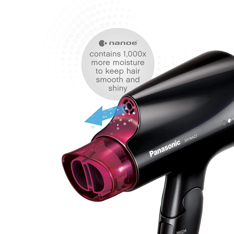 PANASONIC Nanoe Compact Travel Hair Dryer - Refurbished with Home Essentials warranty - EH-NA27