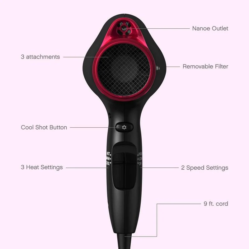 PANASONIC Nanoe Professional Hair Dryer - Refurbished with Home Essentials warranty - EH-NA65K