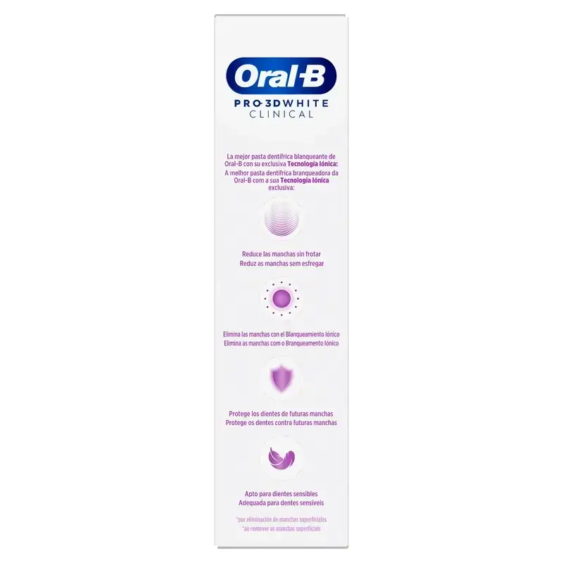 Oral-B 3D White Radiant Whitening Toothpaste, 75 ml, pack of 2