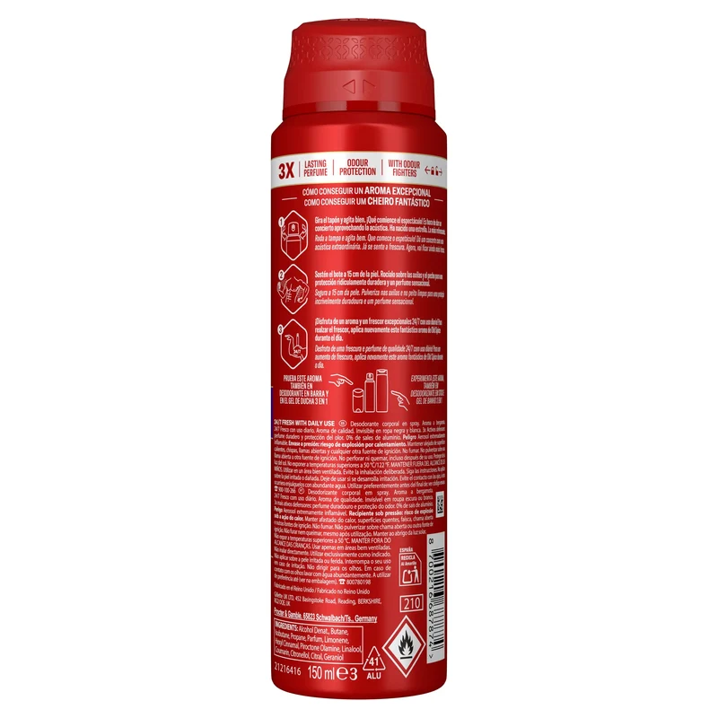 Old Spice Old Spice Rockstar Deodorant Spray, 150 ml