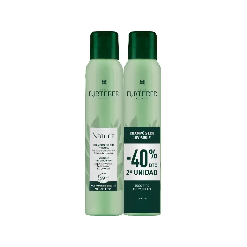 René Furterer Naturia Invisible Dry Shampoo 2 x 200 ml – 40% off the second item