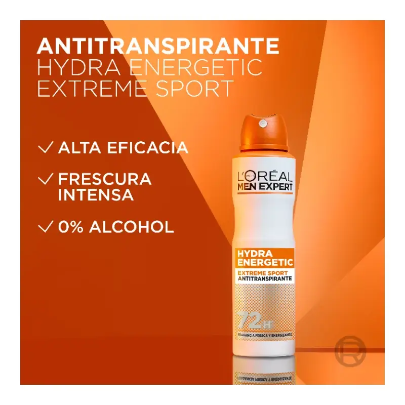 L'Oreal Paris Men's Hydra Energetic Sport Deodorant Spray 150 ml