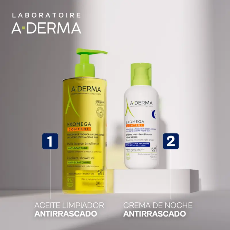 Aderma Exomega Emollient Repairing Night Cream, 400 Ml