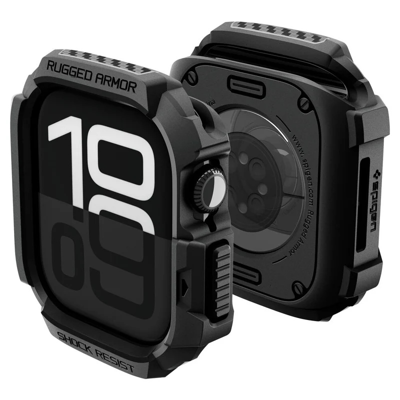 Spigen Apple Watch 10/11 42mm Rugged Armor 2 Case (Black)
