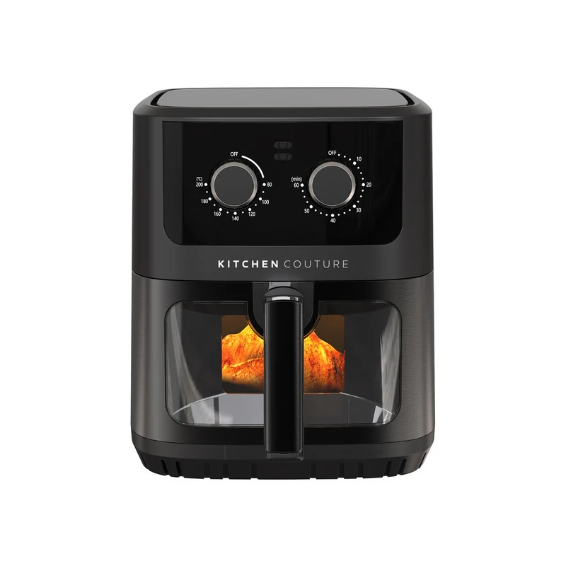 Kitchen Couture Air Fryer Black 6.5L