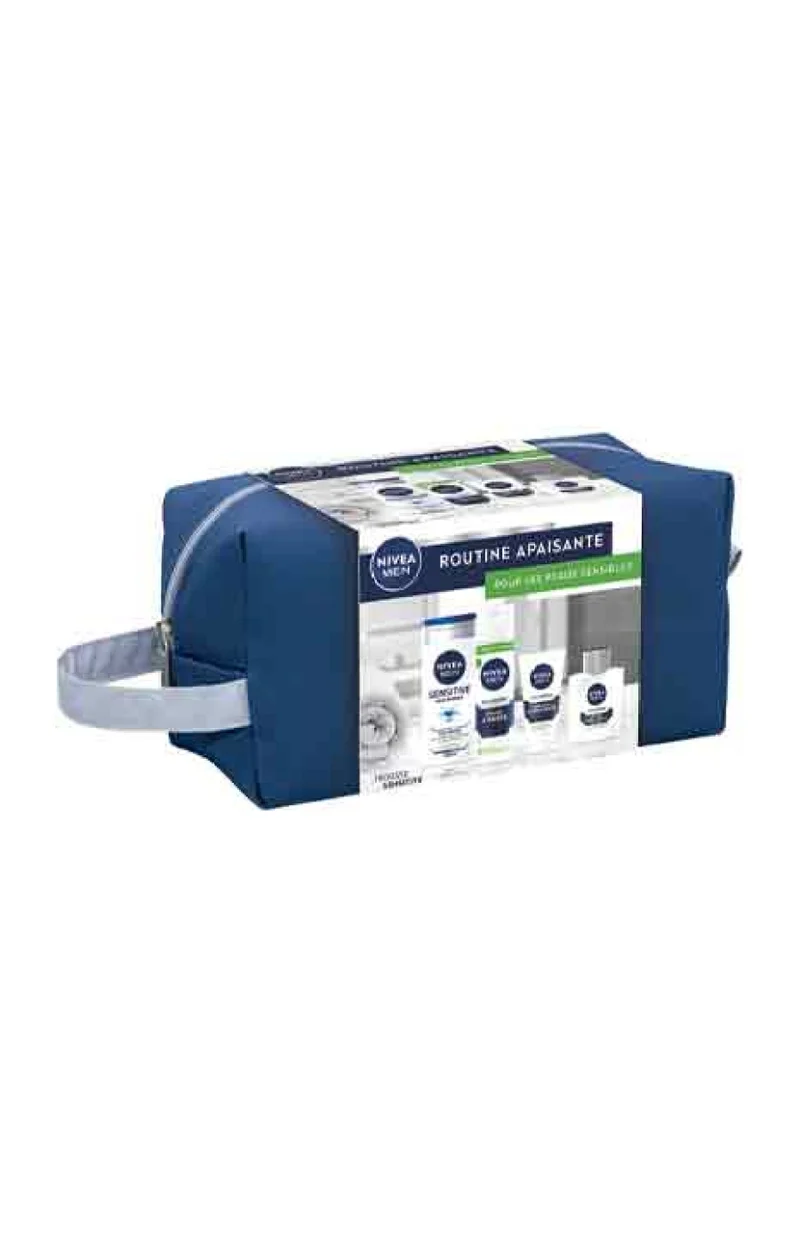Trousse de toilette - Men Sensitive - Homme - Peaux sensibles - 4 produits