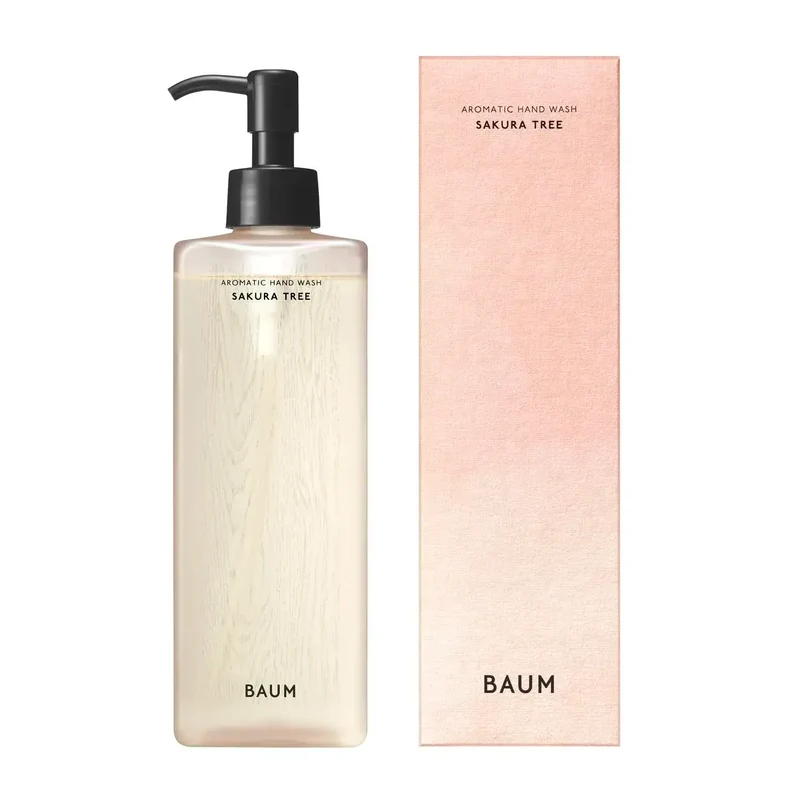 Baum Aromatic Hand Wash Liquid Daily Gentle Soap Sakura Tree