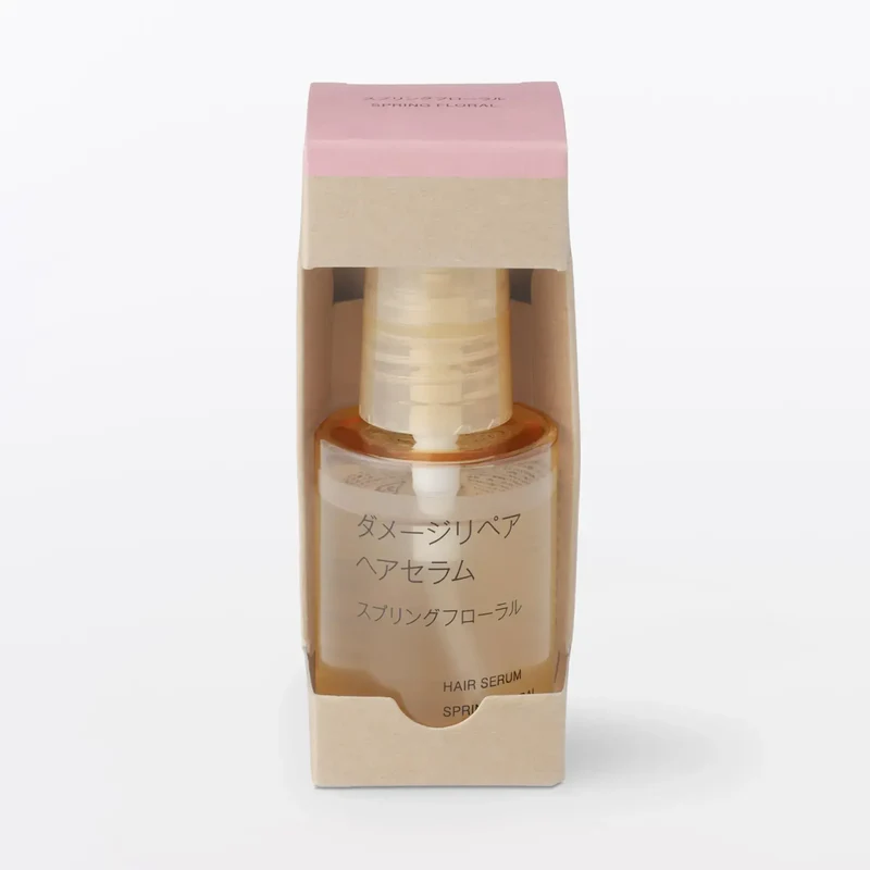 Muji Damage Repair Hair Serum for Shine, Spring Floral 45ml