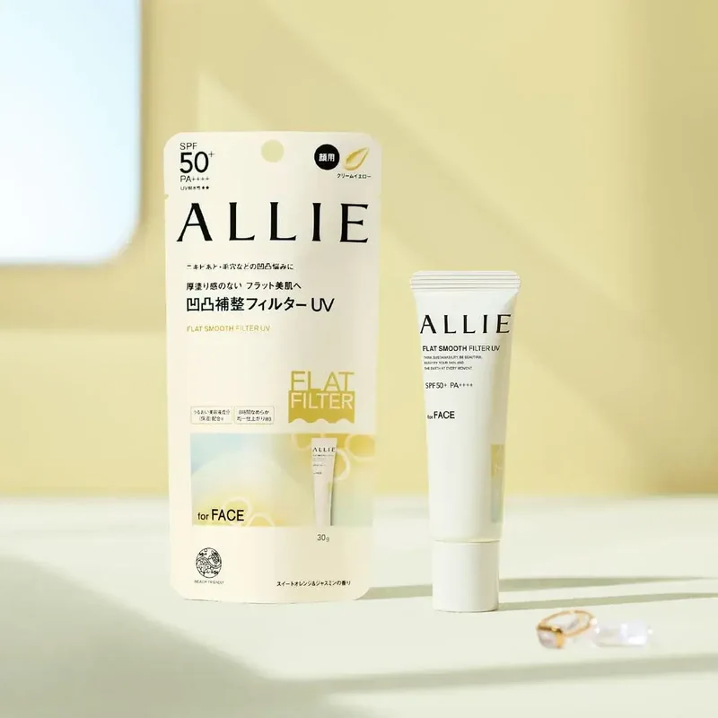 Allie Chrono Beauty Flat Smooth Filter UV SPF50 PA++++ Water Resistant