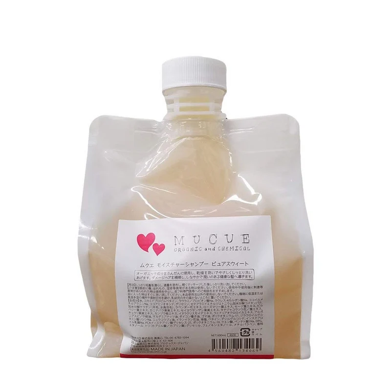MUCUE Moisture Shampoo Pure Sweet 600 ml Refill