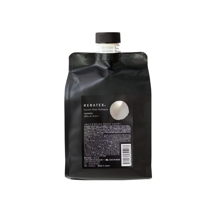 HAHONICO Keratex Fiber Shampoo Refill 1000 ml with Pump
