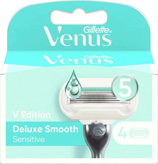 Gillette Venus - Deluxe Smooth - Scheermesjes/Navulmesjes - 4 Stuks